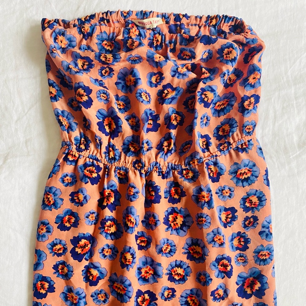 Silk Rebecca Taylor Floral Dress